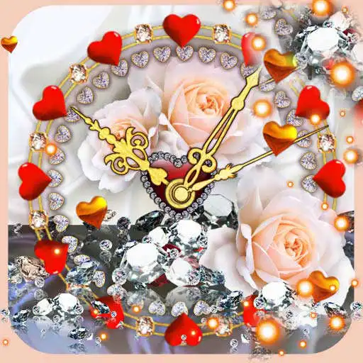 Play Diamonds Valentines Day Clock APK