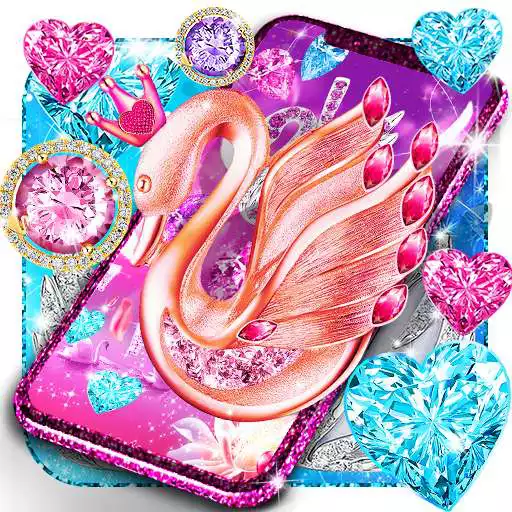 Free play online Diamond swan live wallpaper APK Free play online Diamond swan live wallpaper APK