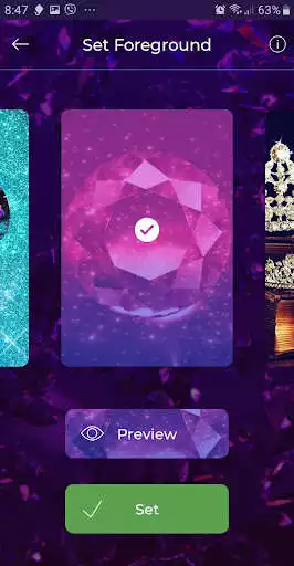 Play Diamonds Zipper Lock Screen