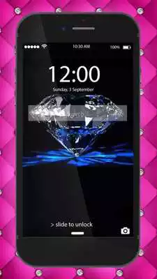 Play Diamond Zipper Lock Screen - Diamond Lock