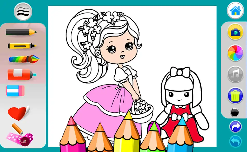 Play Diana and Roma coloring Game as an online game online Diana and Roma coloring Game with UptoPlay Play Diana and Roma coloring Game as an online game Diana and Roma coloring Game with UptoPlay