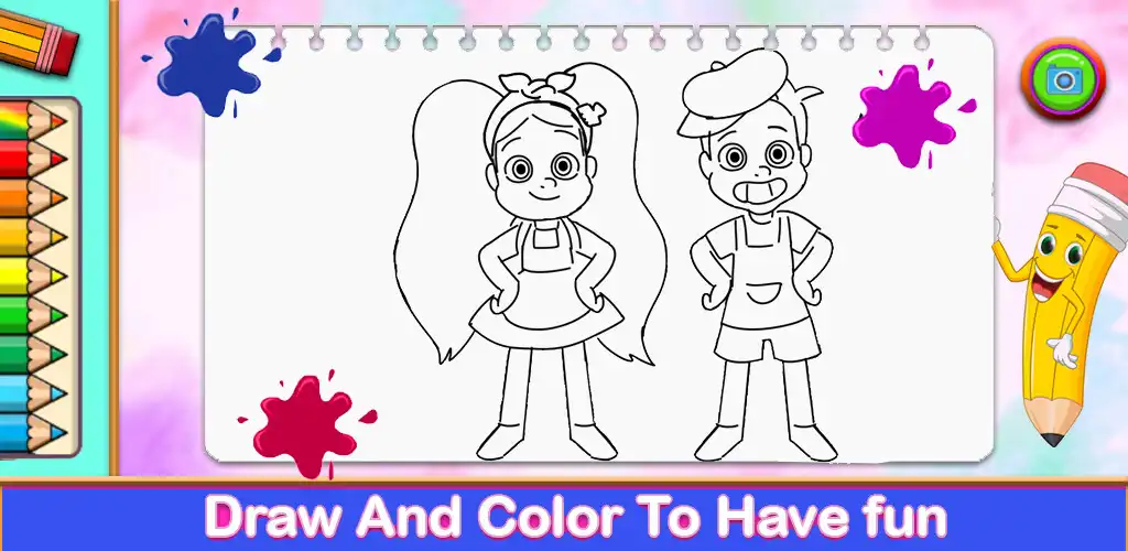 Play Diana and Roma Family Coloring as an online game Diana and Roma Family Coloring with UptoPlay