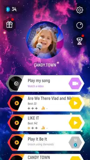 Play Diana and Roma songs -  Hoptiles as an online game Diana and Roma songs -  Hoptiles with UptoPlay