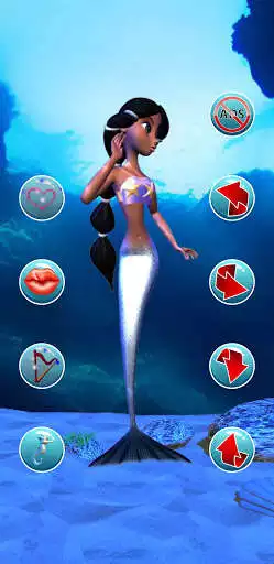Play Diana The Talking Mermaid as an online game Diana The Talking Mermaid with UptoPlay