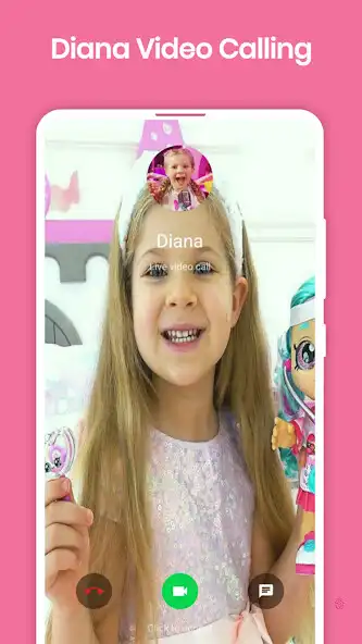 Play Diana Video Call - Prank Call  and enjoy Diana Video Call - Prank Call with UptoPlay