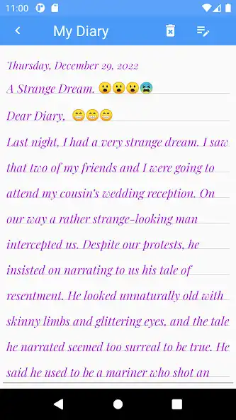 Play Diary - Note book as an online game Diary - Note book with UptoPlay