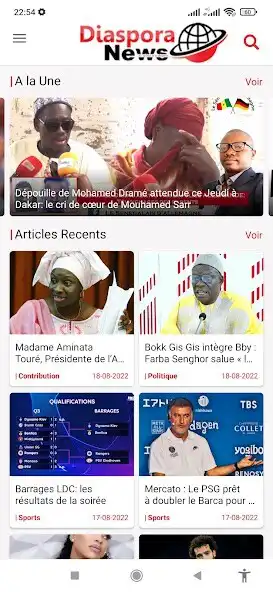Play Diaspora News as an online game Diaspora News with UptoPlay