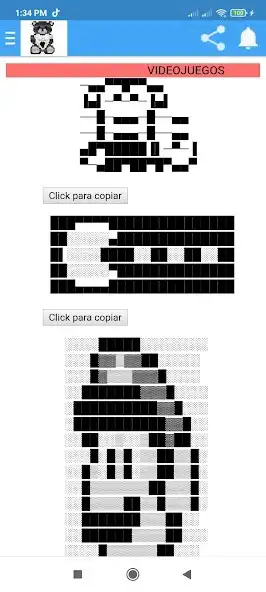 Play Dibujos Y Figuras Ascii as an online game Dibujos Y Figuras Ascii with UptoPlay
