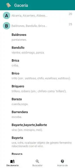 Play Diccionario de Gacería as an online game Diccionario de Gacería with UptoPlay