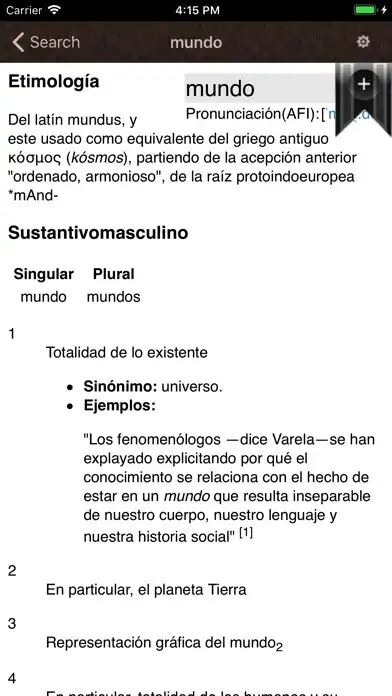 Play Diccionario Español as an online game Diccionario Español with UptoPlay