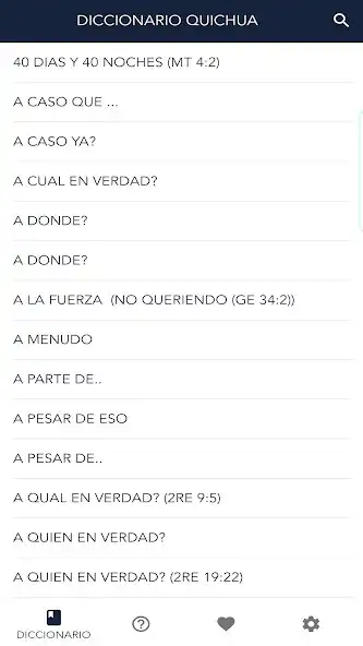 Play Diccionario Quichua Chimborazo  and enjoy Diccionario Quichua Chimborazo with UptoPlay