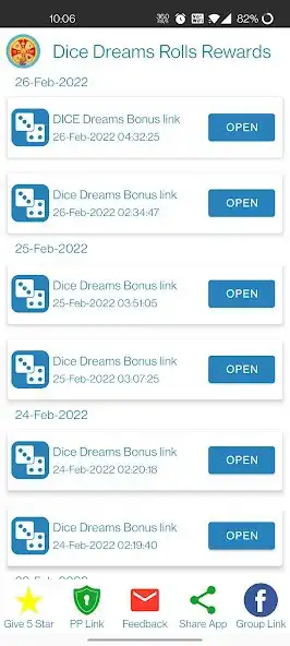 Play Dice Dreams Rolls Rewards as an online game Dice Dreams Rolls Rewards with UptoPlay