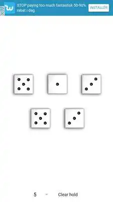 Play Dice Free - 1 to 6 dices