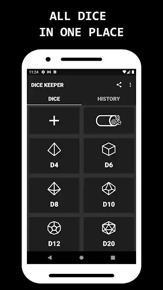 Play Dice Keeper: RPG Dice Roller  and enjoy Dice Keeper: RPG Dice Roller with UptoPlay