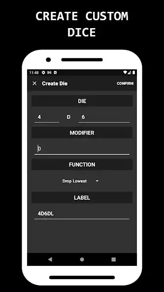 Play Dice Keeper: RPG Dice Roller as an online game Dice Keeper: RPG Dice Roller with UptoPlay