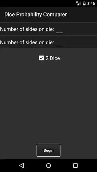 Play Dice Probability Comparer as an online game Dice Probability Comparer with UptoPlay