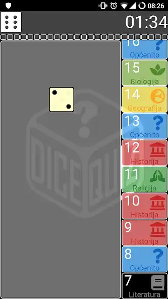 Play Dice Quiz as an online game Dice Quiz with UptoPlay
