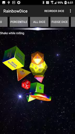 Play Dice Roller 3D: Rainbow Dice  and enjoy Dice Roller 3D: Rainbow Dice with UptoPlay
