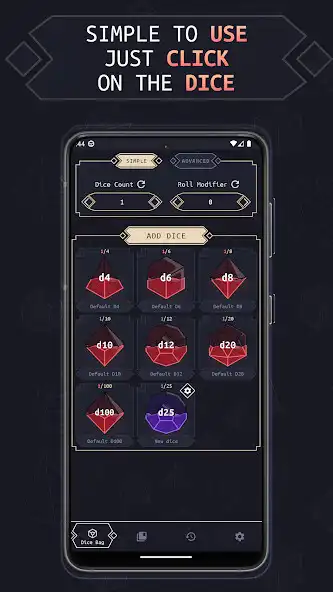 Play Dice Roller - Dicely  and enjoy Dice Roller - Dicely with UptoPlay