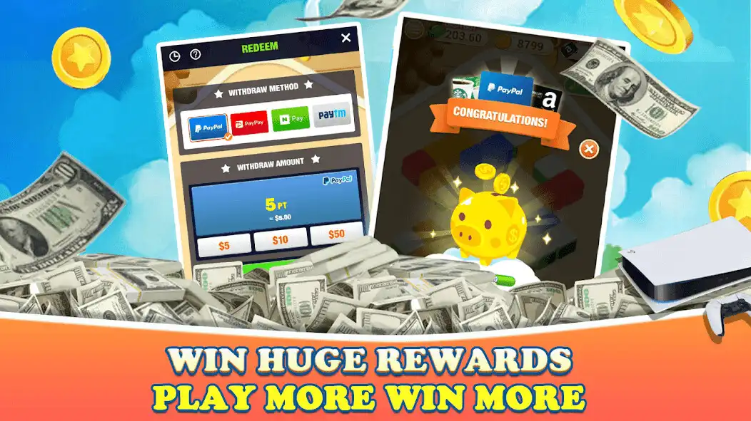 Play Dice:Win Real CashRewards as an online game Dice:Win Real CashRewards with UptoPlay