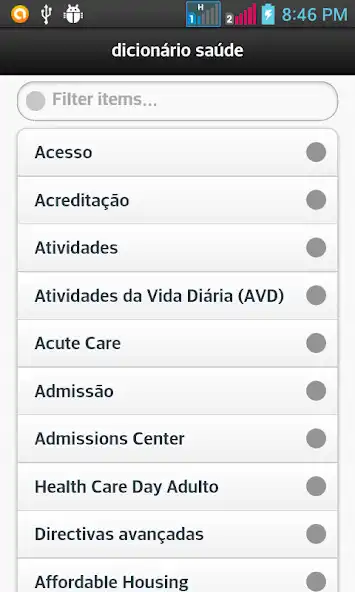 Play dicionarioSaude  and enjoy dicionarioSaude with UptoPlay