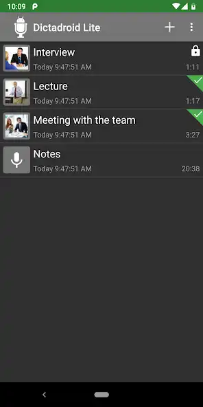 Play Dictadroid Lite - Voice Recorder  and enjoy Dictadroid Lite - Voice Recorder with UptoPlay