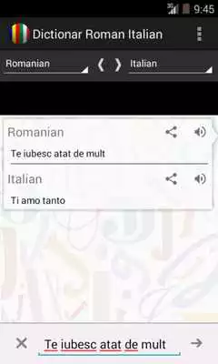 Play Dictionar Roman Italian