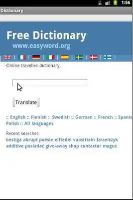 Play Dictionary English - European