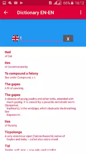 Play Dictionary English Offline as an online game Dictionary English Offline with UptoPlay