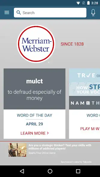 Play Dictionary - Merriam-Webster and enjoy Dictionary - Merriam-Webster with UptoPlay Play Dictionary - Merriam-Webster and enjoy Dictionary - Merriam-Webster with UptoPlay