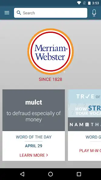 Play Dictionary - M-W Premium  and enjoy Dictionary - M-W Premium with UptoPlay