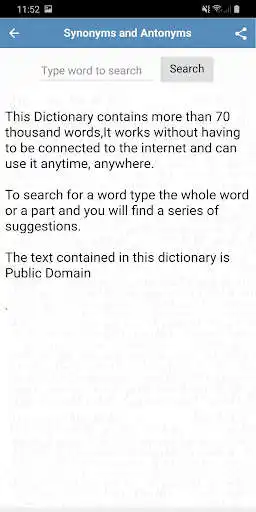 Play Dictionary Synonyms and Antonyms  and enjoy Dictionary Synonyms and Antonyms with UptoPlay