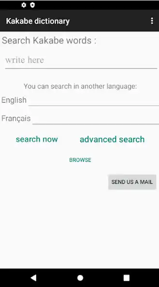 Play Dictionnaire Kakabe - En - Fr as an online game Dictionnaire Kakabe - En - Fr with UptoPlay
