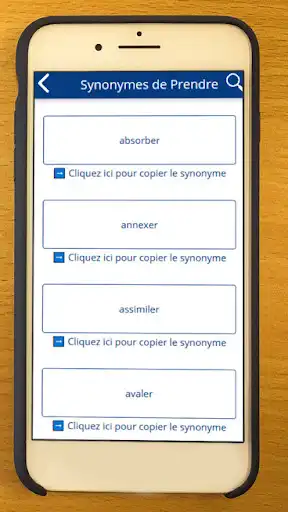 Play Dictionnaire Synonymes Francais - SynoClic as an online game Dictionnaire Synonymes Francais - SynoClic with UptoPlay