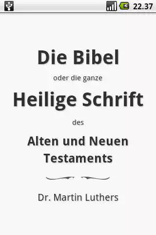 Play Die Bibel, Luther (Holy Bible)