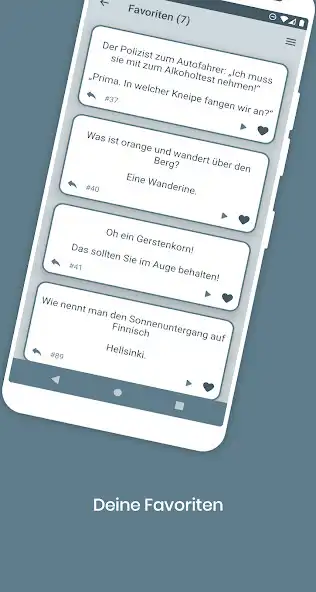 Play Die Flachwitze App as an online game Die Flachwitze App with UptoPlay