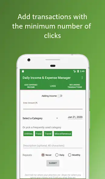 Play DIEM (Daily Income  Expense Manager)  and enjoy DIEM (Daily Income  Expense Manager) with UptoPlay