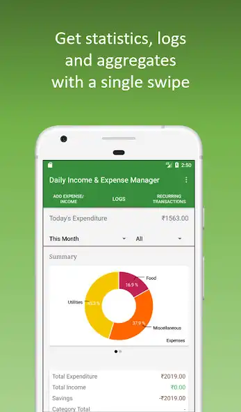 Play DIEM (Daily Income  Expense Manager) as an online game DIEM (Daily Income  Expense Manager) with UptoPlay