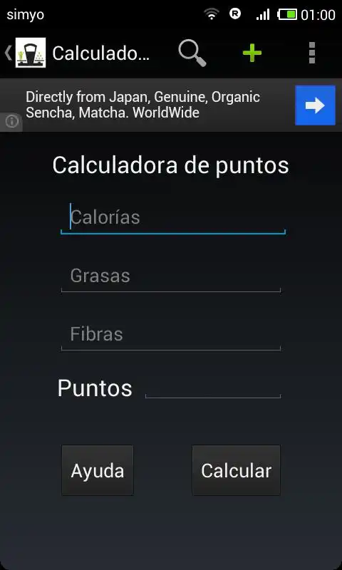 Play Dieta por puntos