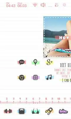 Play Diet Diary launcher theme