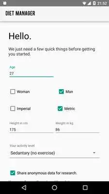 Play Diet Manager + Calorie Tracker