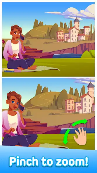 Play Difference Finding Game as an online game Difference Finding Game with UptoPlay