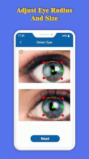 Play Diffrent Eye Color Changer as an online game Diffrent Eye Color Changer with UptoPlay