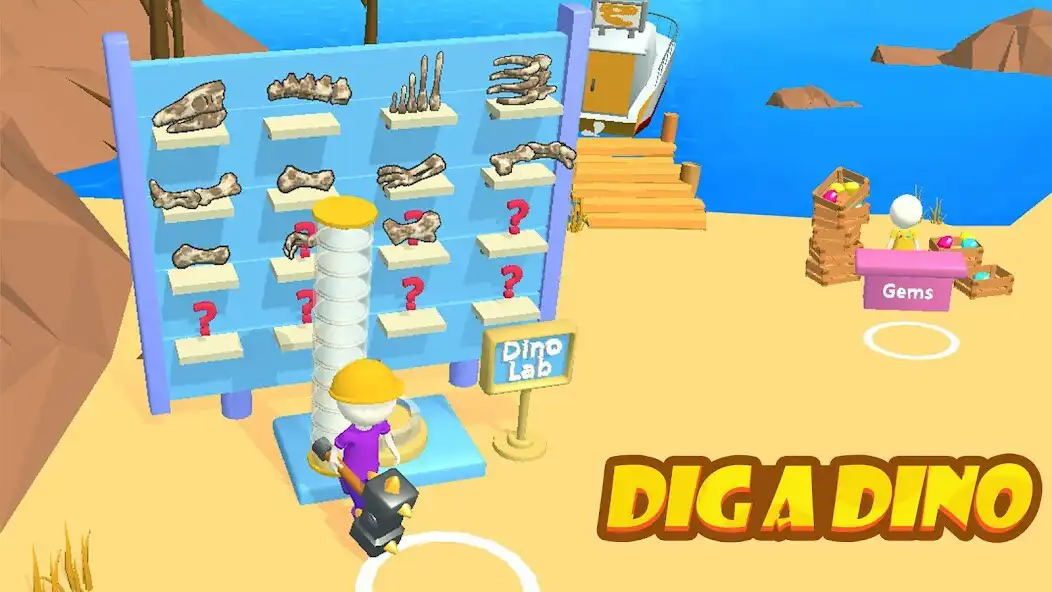 Play Dig A Dino  and enjoy Dig A Dino with UptoPlay