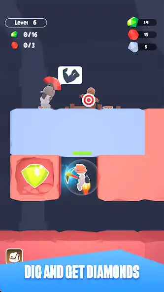 Play Dig  Fight 3D  and enjoy Dig  Fight 3D with UptoPlay