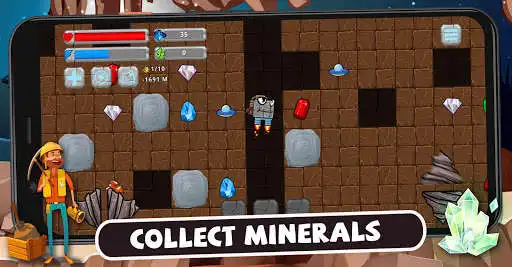 Play Digger Machine: dig and find minerals  and enjoy Digger Machine: dig and find minerals with UptoPlay