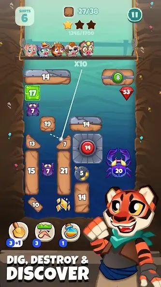Play Diggy Piggy: Brick Ball Games  and enjoy Diggy Piggy: Brick Ball Games with UptoPlay