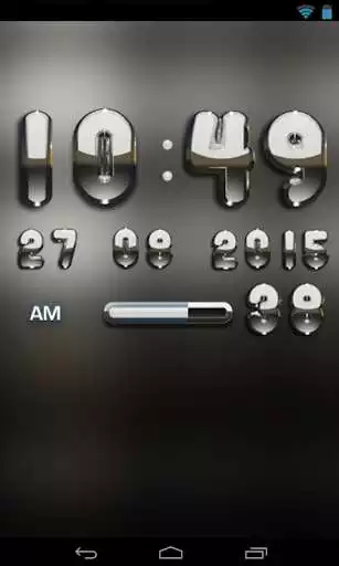 Play Digi Clock Black Silver widget as an online game Digi Clock Black Silver widget with UptoPlay