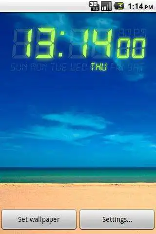 Play DIGI-CLOCK　LiveWallpaper Trial as an online game DIGI-CLOCK　LiveWallpaper Trial with UptoPlay