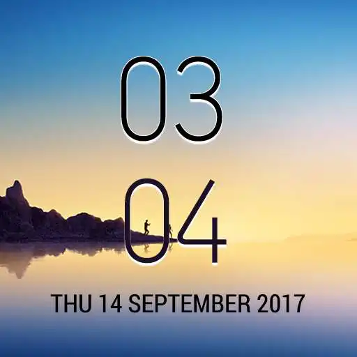 Play Digi Clock Widget Galaxy Note8 APK